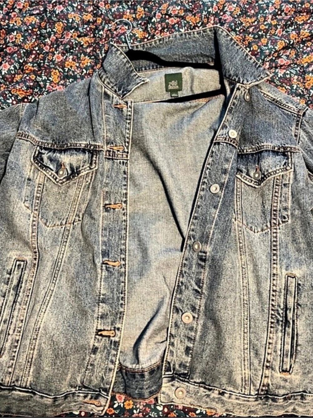 Wild Fable Denim Jean Jacket in Blue